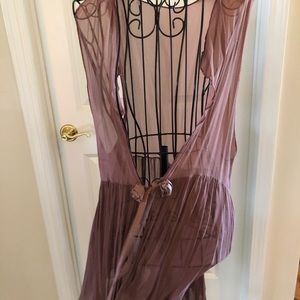 Sheer vest like top/dress.
